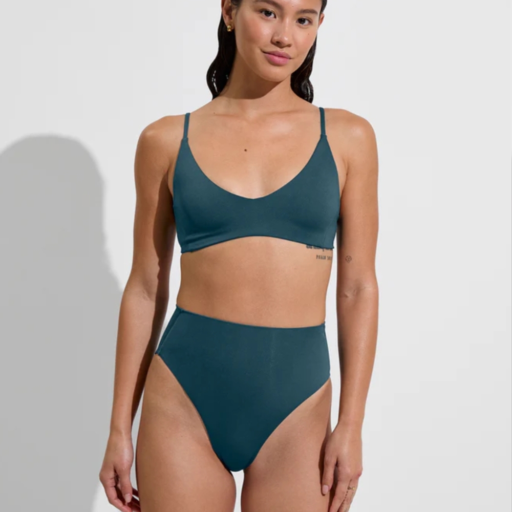 Left On Friday Deep Teal Bottom